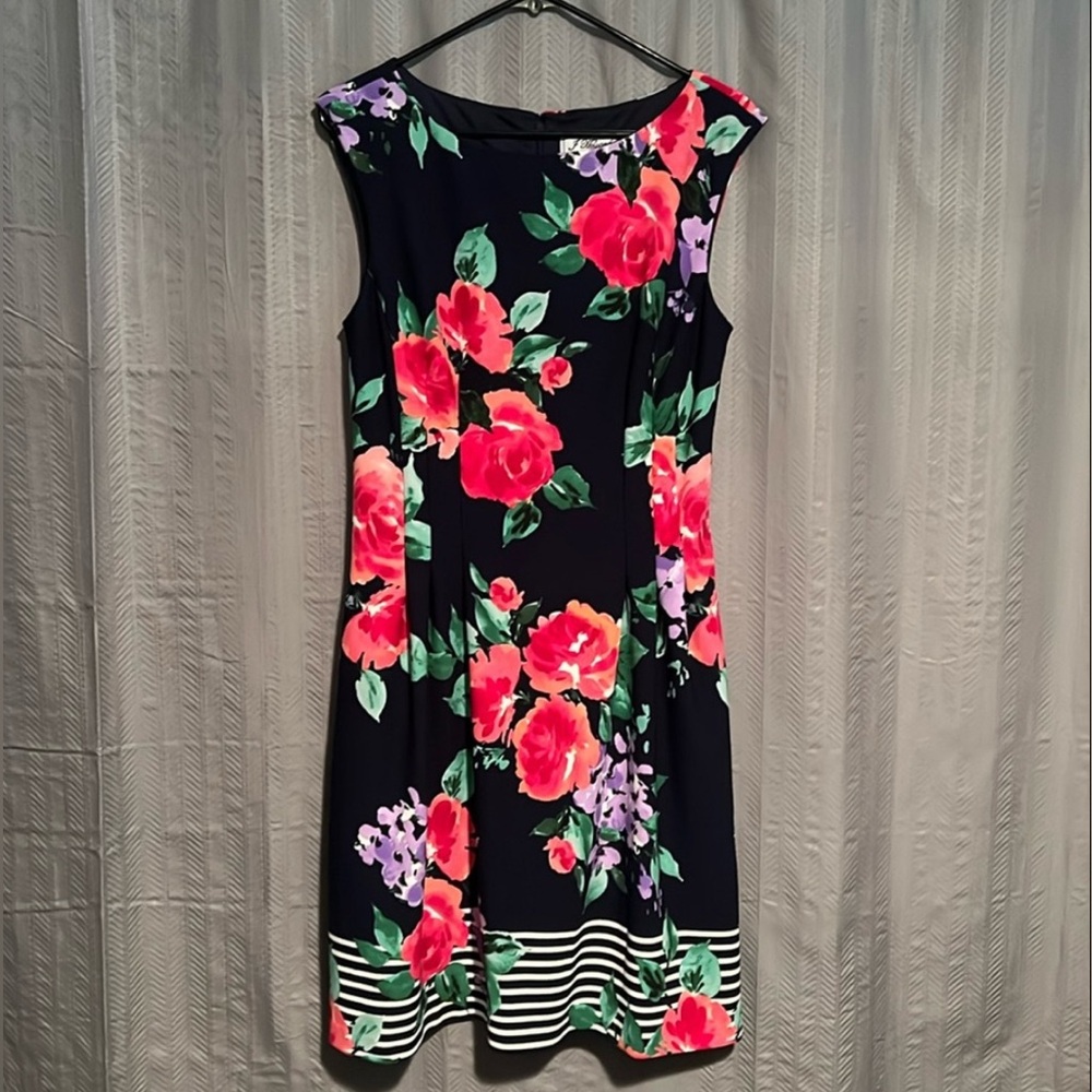 J Howard Floral Striped Dress
